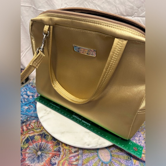 Liz Clairborne crossbody with shoulder option gold purse - Picture 9 of 12